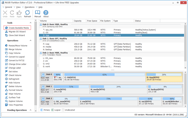 Partition Editor portable