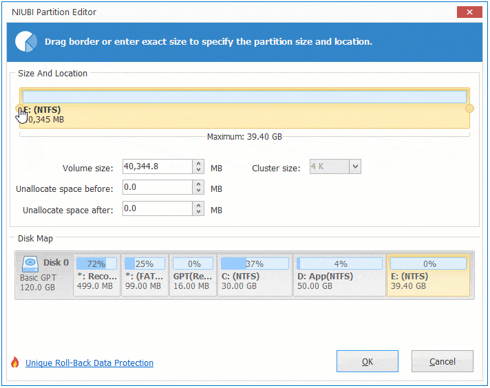 Decrease E drive
