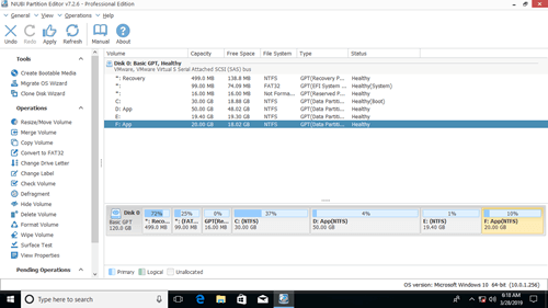 Partition copied