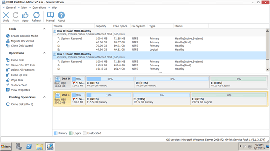 Disk Clone complete