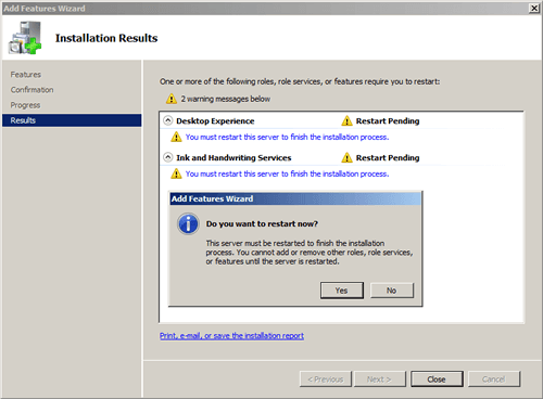 Disk Cleanup installed